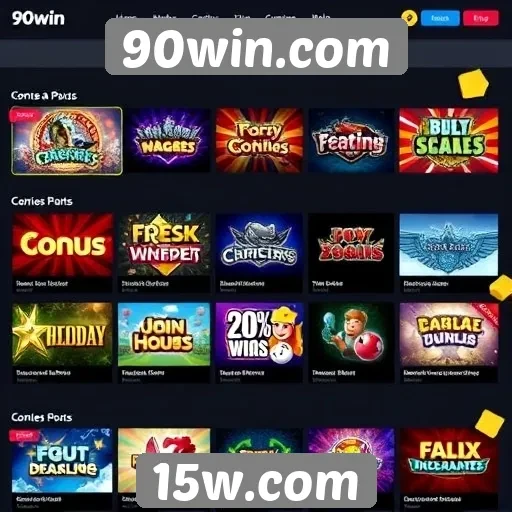 Exploração dos jogos oferecidos no 90win.com